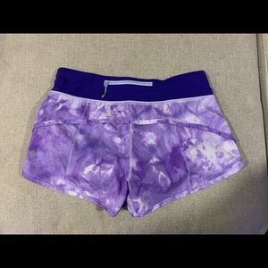 Lululemon size 4 speed shorts